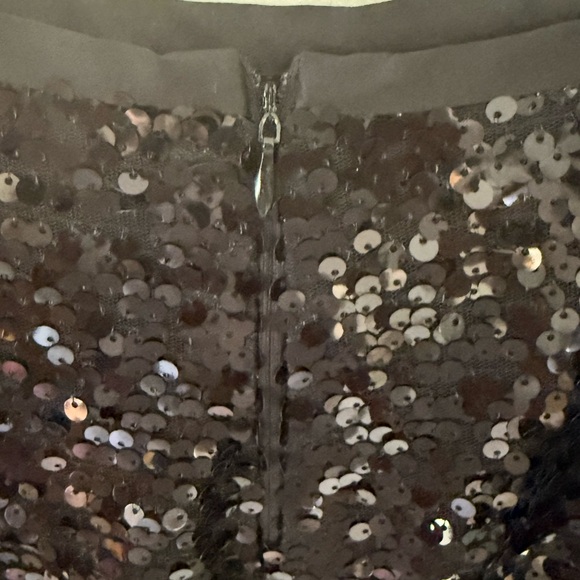 Calvin Klein Black Sequin Maxi Skirt - Picture 2 of 4